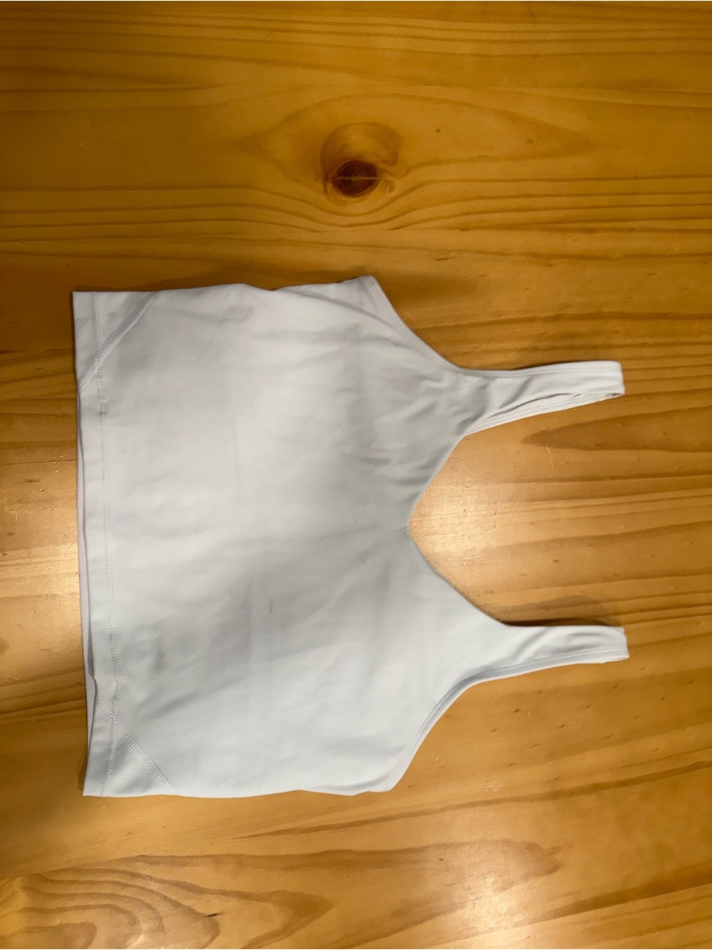 lululemon athletica White Scoop-Front Cropped Tank
